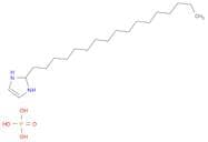 1H-Imidazole, 2-heptadecyldihydro-, phosphate