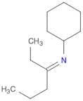 Cyclohexanamine, N-(1-ethylbutylidene)-, (E)-
