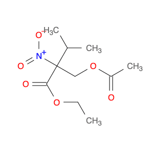 Butanoic acid, 2-[(acetyloxy)methyl]-3-methyl-2-nitro-, ethyl ester
