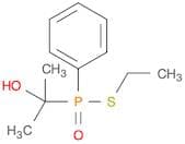 Phosphinothioic acid, (1-hydroxy-1-methylethyl)phenyl-, S-ethyl ester