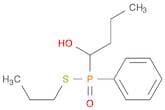 Phosphinothioic acid, (1-hydroxybutyl)phenyl-, S-propyl ester