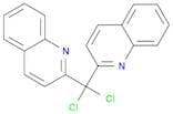 Quinoline, 2,2'-(dichloromethylene)bis-