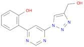 1H-1,2,3-Triazole-4-methanol, 1-[6-(2-hydroxyphenyl)-4-pyrimidinyl]-