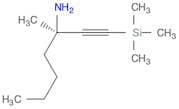 1-Heptyn-3-amine, 3-methyl-1-(trimethylsilyl)-, (R)-
