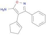 5-Isoxazolamine, 4-(1-cyclopenten-1-yl)-3-phenyl-