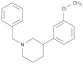Piperidine, 3-(3-methoxyphenyl)-1-(phenylmethyl)-