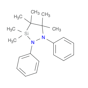 1,2-Diaza-3-silacyclopentane, 3,3,4,4,5,5-hexamethyl-1,2-diphenyl-