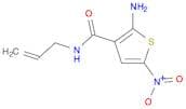3-Thiophenecarboxamide, 2-amino-5-nitro-N-2-propenyl-