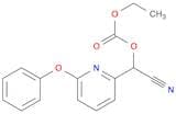 Carbonic acid, cyano(6-phenoxy-2-pyridinyl)methyl ethyl ester