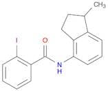 Benzamide, N-(2,3-dihydro-1-methyl-1H-inden-4-yl)-2-iodo-
