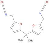 Furan, 2,2'-(1-methylethylidene)bis[5-(isocyanatomethyl)-