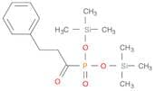 Phosphonic acid, (1-oxo-3-phenylpropyl)-, bis(trimethylsilyl) ester