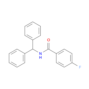 Benzamide, N-(diphenylmethyl)-4-fluoro-