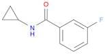 Benzamide, N-cyclopropyl-3-fluoro-