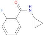 Benzamide, N-cyclopropyl-2-fluoro-