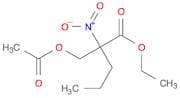 Pentanoic acid, 2-[(acetyloxy)methyl]-2-nitro-, ethyl ester