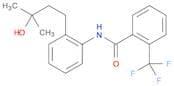 Benzamide, N-[2-(3-hydroxy-3-methylbutyl)phenyl]-2-(trifluoromethyl)-