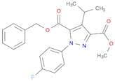 5-BENZYL 3-METHYL 1-(P-FLUOROPHENYL)-4-ISOPROPYL-1H-PYRAZOLE-3,5-DICARBOXYLATE