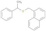 Naphthalene, 1-[[(1-phenylethyl)thio]methyl]-