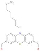 10H-Phenothiazine-3,7-dicarboxaldehyde, 10-octyl-