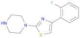 Piperazine, 1-[4-(2-fluorophenyl)-2-thiazolyl]-