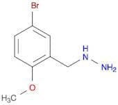[(5-bromo-2-methoxyphenyl)methyl]hydrazine