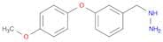 Hydrazine,[[3-(4-methoxyphenoxy)phenyl]methyl]-