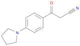 3-Oxo-3-(4-(pyrrolidin-1-yl)phenyl)propanenitrile