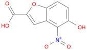 2-Benzofurancarboxylic acid, 5-hydroxy-4-nitro-