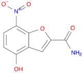 2-Benzofurancarboxamide, 4-hydroxy-7-nitro-