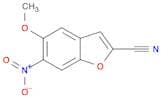 2-Benzofurancarbonitrile, 5-methoxy-6-nitro-