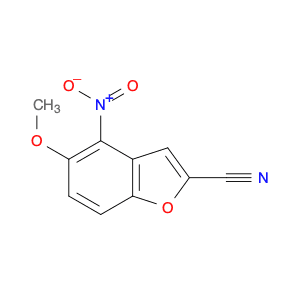 2-Benzofurancarbonitrile, 5-methoxy-4-nitro-