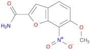 2-Benzofurancarboxamide, 6-methoxy-7-nitro-