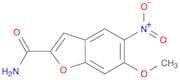 2-Benzofurancarboxamide, 6-methoxy-5-nitro-