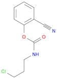 Carbamic acid, (3-chloropropyl)-, 2-cyanophenyl ester