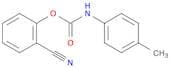 Carbamic acid, (4-methylphenyl)-, 2-cyanophenyl ester
