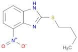 1H-Benzimidazole, 2-(butylthio)-4-nitro-