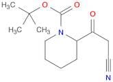 tert-Butyl 2-(2-cyanoacetyl)piperidine-1-carboxylate