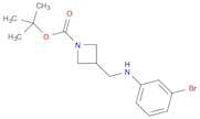 1-Azetidinecarboxylicacid, 3-[[(3-bromophenyl)amino]methyl]-, 1,1-dimethylethyl ester