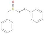 Benzene, [[(2-phenylethenyl)sulfinyl]methyl]-