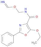 4-Oxazolecarboxamide, 5-ethoxy-N-(iminomethoxymethyl)-2-phenyl-