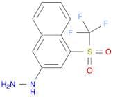 Hydrazine, [4-[(trifluoromethyl)sulfonyl]-2-naphthalenyl]-