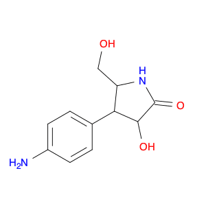 2-Pyrrolidinone, 4-(4-aminophenyl)-3-hydroxy-5-(hydroxymethyl)-