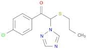 Ethanone, 1-(4-chlorophenyl)-2-(propylthio)-2-(1H-1,2,4-triazol-1-yl)-