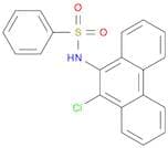 Benzenesulfonamide, N-(10-chloro-9-phenanthrenyl)-
