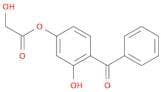 Acetic acid, hydroxy-, 4-benzoyl-3-hydroxyphenyl ester