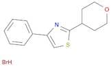 Thiazole, 4-phenyl-2-(tetrahydro-2H-pyran-4-yl)-, hydrobromide
