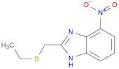 1H-Benzimidazole, 2-[(ethylthio)methyl]-4-nitro-