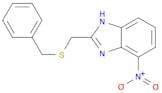 1H-Benzimidazole, 4-nitro-2-[[(phenylmethyl)thio]methyl]-