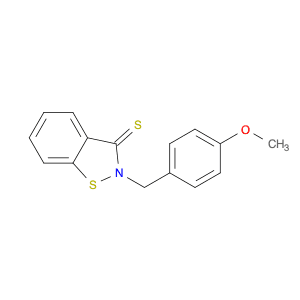 1,2-Benzisothiazole-3(2H)-thione, 2-[(4-methoxyphenyl)methyl]-